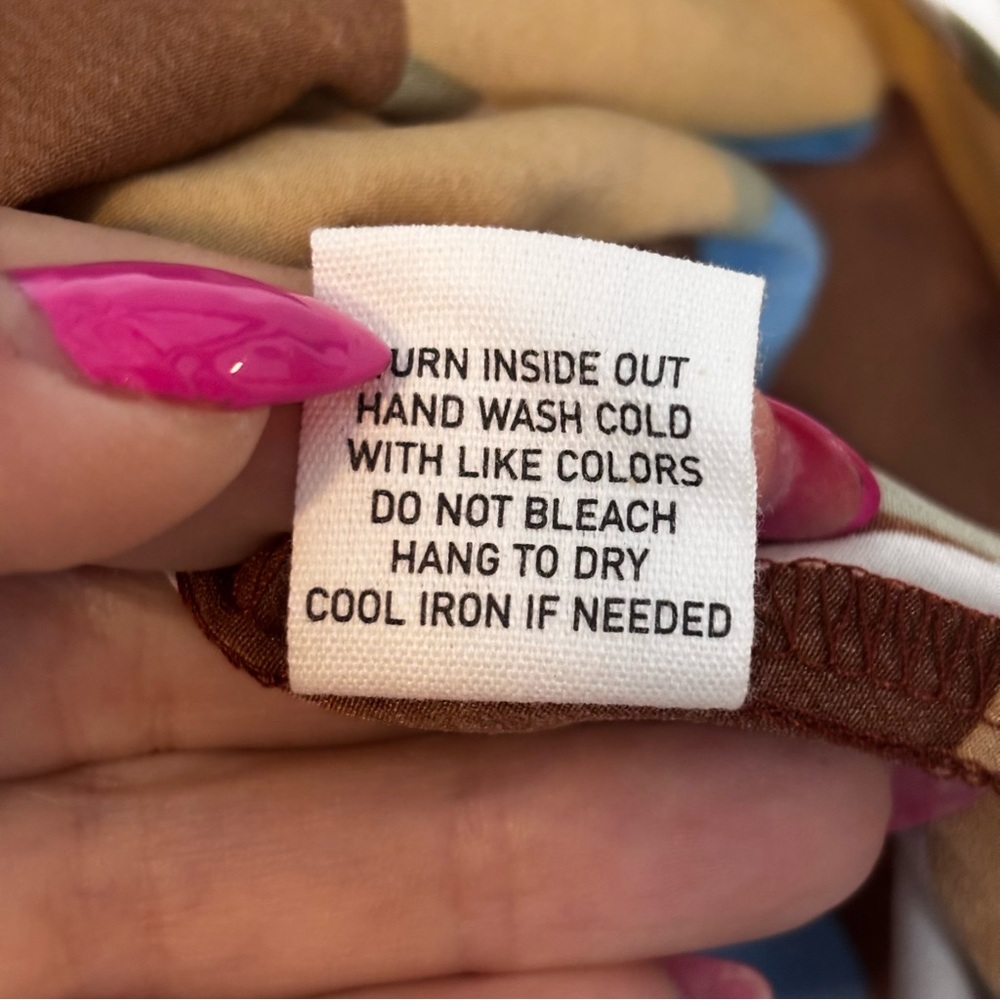 August Sky New Large Geometric Patterned Blouse -… - image 7